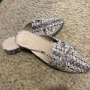 Cole Haan Snakeskin Mule
